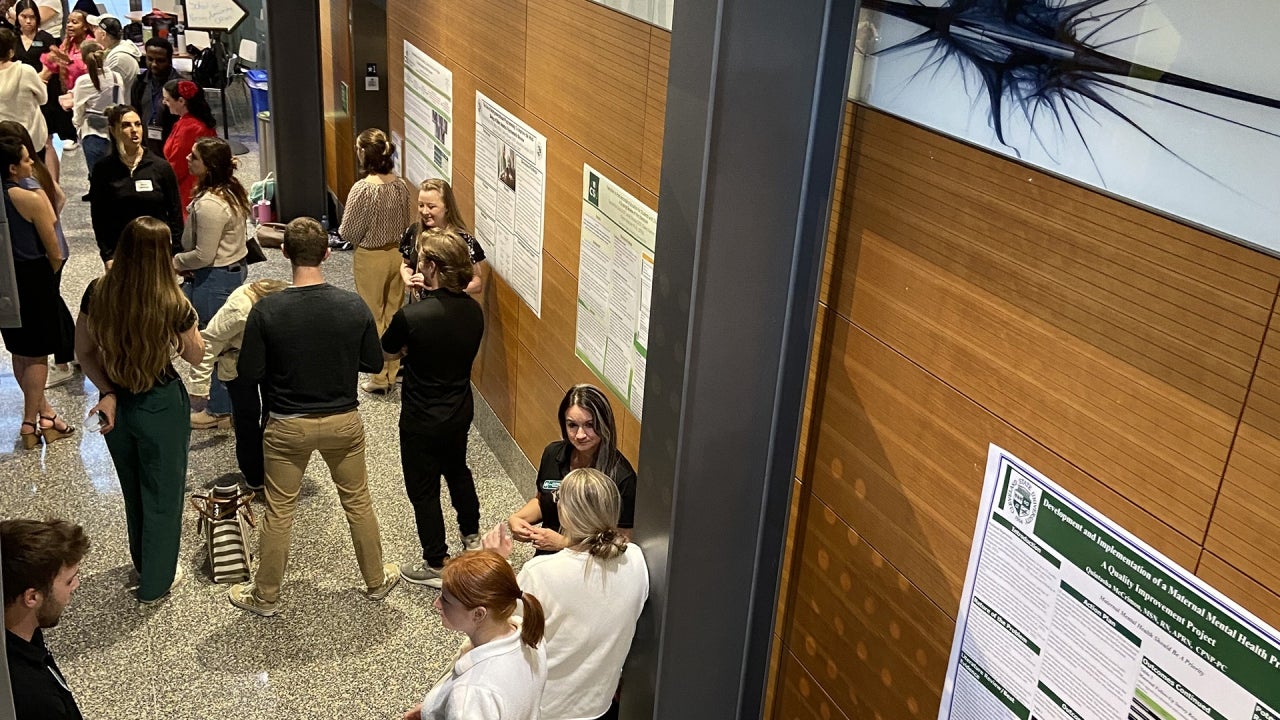 Research Day posters presented by student researchers
