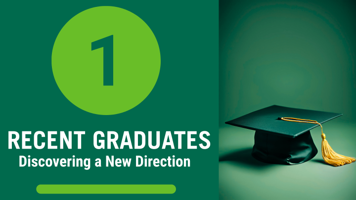 an image with the number 1 and "recent graduates"