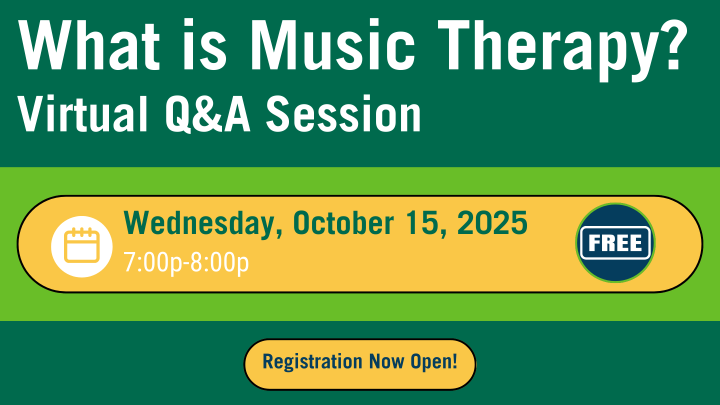 An image with "what is music therapy? virtual Q&A session"