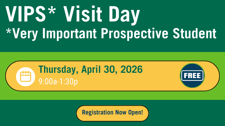 An image with an event invite for the department of music therapy's very important prospective student details