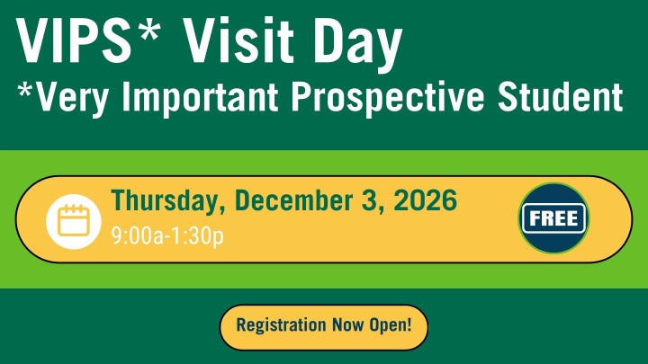 An image with an event invite for the department of music therapy's very important prospective student details