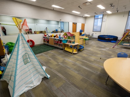 Speech and Hearing clinic pediatric area