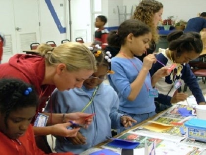 children working on occupations