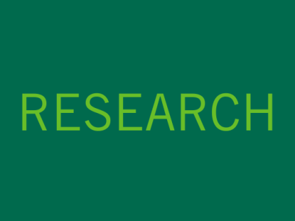 Image with the word 'research' in light green font on a dark green background